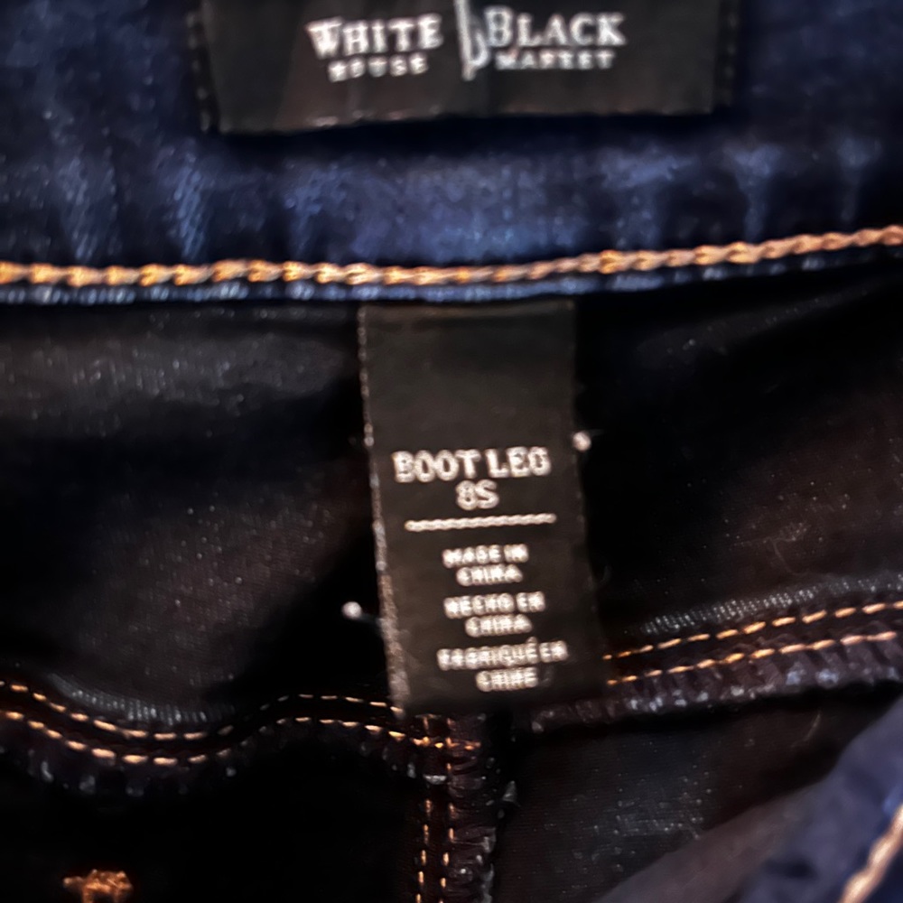 White House Black Market Dark Blue Jeans